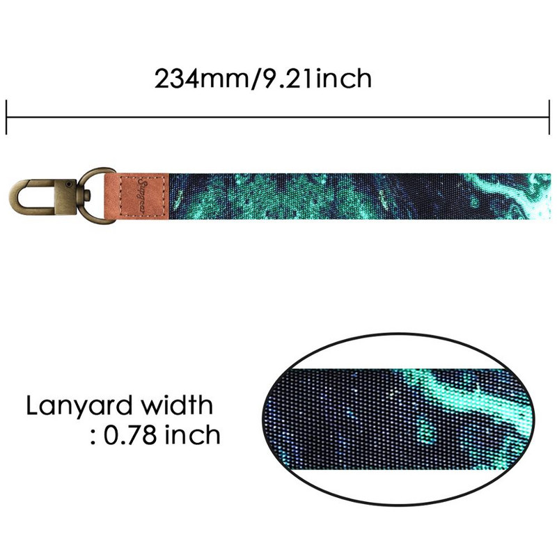 Traka za oko vrata Višestruki privjesak za ključeve Mobilni telefon za privjesak za ključeve Traka za identifikacijsku karticu Uže USB držač značke DIY Lariat uzica za vješanje ROP