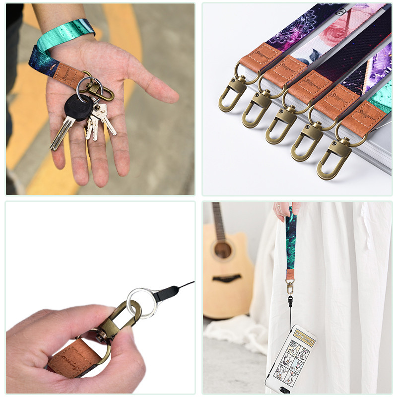 Traka za oko vrata Višestruki privjesak za ključeve Mobilni telefon za privjesak za ključeve Traka za identifikacijsku karticu Uže USB držač značke DIY Lariat uzica za vješanje ROP