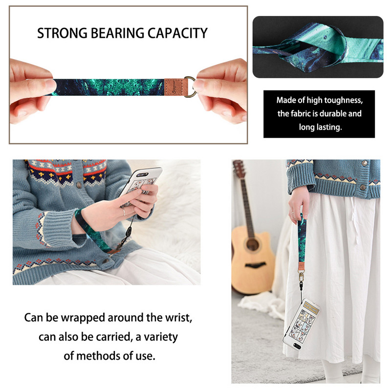 Traka za oko vrata Višestruki privjesak za ključeve Mobilni telefon za privjesak za ključeve Traka za identifikacijsku karticu Uže USB držač značke DIY Lariat uzica za vješanje ROP