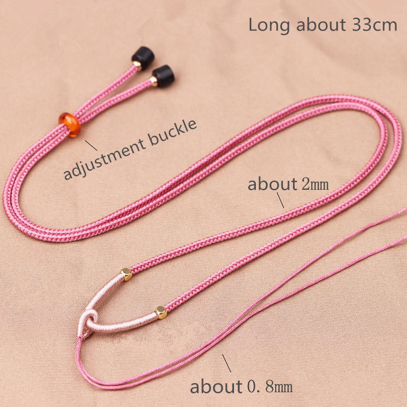 Χειροποίητο υφαντό κολιέ με σχοινί κρεμαστό σχοινί Κόκκινο σχοινί Κρεμαστό κορδόνι Κοσμήματα Δώρο μόδας Δημιουργικότητα DIY αξεσουάρ