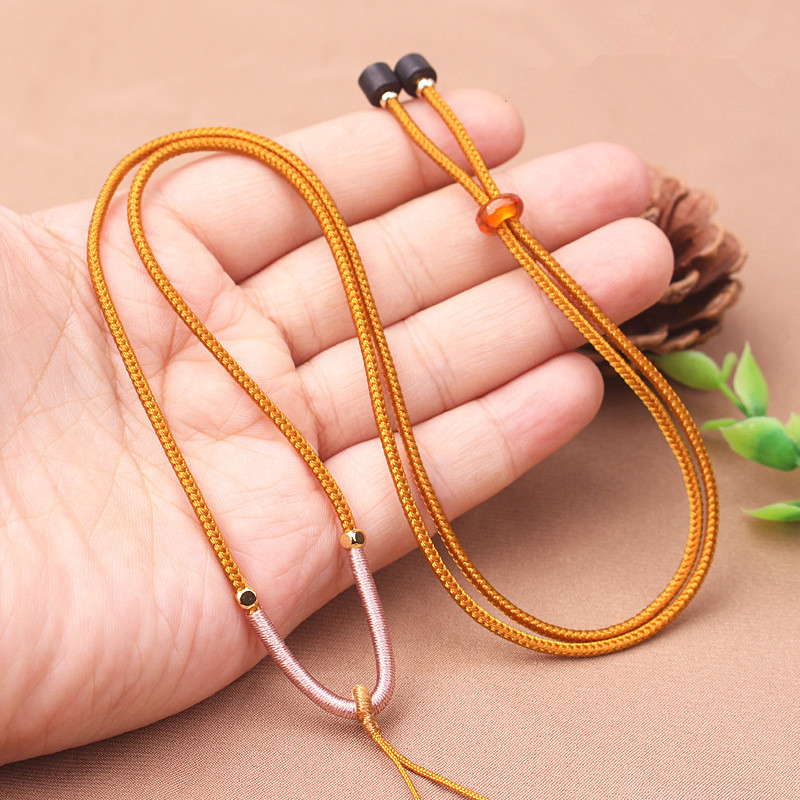 Χειροποίητο υφαντό κολιέ με σχοινί κρεμαστό σχοινί Κόκκινο σχοινί Κρεμαστό κορδόνι Κοσμήματα Δώρο μόδας Δημιουργικότητα DIY αξεσουάρ