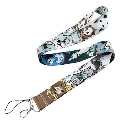 JF860 șnur curea pentru gât broasca țestoasă de mare pentru cărți de identitate Lanț cheie Suport insignă USB Breloc breloc frânghie DIY Lariat șnur frânghie