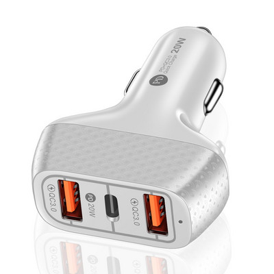 LUPWAY PD 20W 2USB+Type-C Încărcător de telefon cu încărcare rapidă pentru iPhone 13 Samsung Huawei Xiaomi QC 3.0 Adaptor încărcător pentru telefon mobil