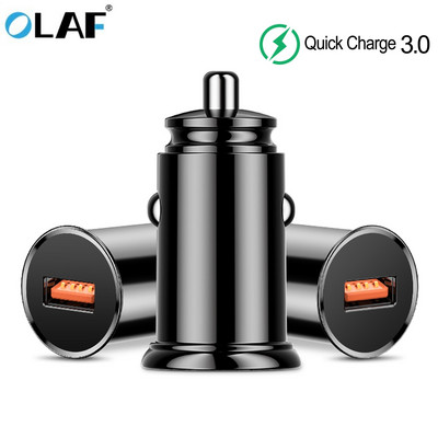 Mini USB Car Charger Quick Charge 3.0 for iPhone X Xs Max Mobile Phone Tablet GPS 3.1A Fast USB Carphone Charger Adapter in Car