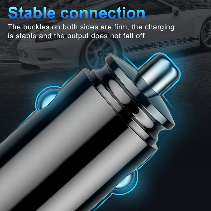 Mini USB auto punjač Quick Charge 3.0 za iPhone X Xs Max mobilni telefon tablet GPS 3.1A brzi USB adapter za auto punjač u automobilu