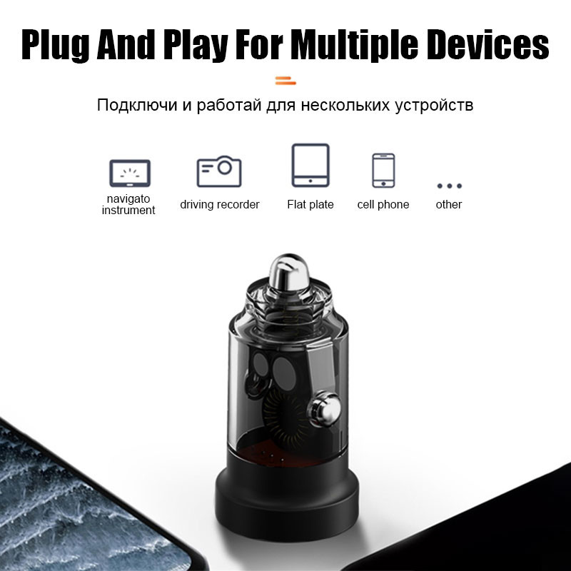 Φορτιστής αυτοκινήτου 45W USB για iPhone 14 13 12 Pro Max γρήγορη φόρτιση για Samsung S23 Ultra Xiaomi PD Type C Προσαρμογέας φορτιστών τηλεφώνου αυτοκινήτου