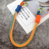 Snur Culori contrastante Snururi Fluorescent Plasă Landyard Personalitate Geanta Curea Pantaloni Accesorii de decorare Snur