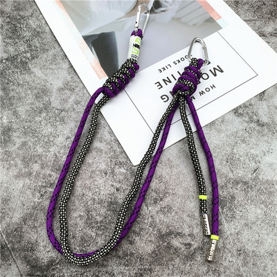 Snur Culori contrastante Snururi Fluorescent Plasă Landyard Personalitate Geanta Curea Pantaloni Accesorii de decorare Snur