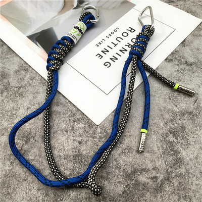 Snur Culori contrastante Snururi Fluorescent Plasă Landyard Personalitate Geanta Curea Pantaloni Accesorii de decorare Snur