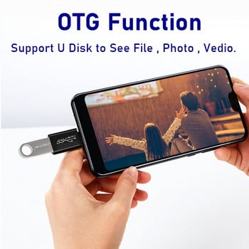 Универсален OTG Type C адаптер USB C мъжки към Micro USB женски USB-C конвертор за Macbook Samsung Note 20 Ultral Huawei Connector