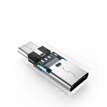 USB Type-C адаптер Тип C към Micro USB женски към мъжки конвертори за Xiaomi Samsung зарядно устройство Кабел за данни USBC USB C адаптер