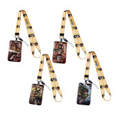 LX1127 Attack On Titan Anime Lanyard Suport card de identitate Bandă pentru gât pentru pandantiv USB Cureaua pentru gât Accesorii pentru curele pentru telefon