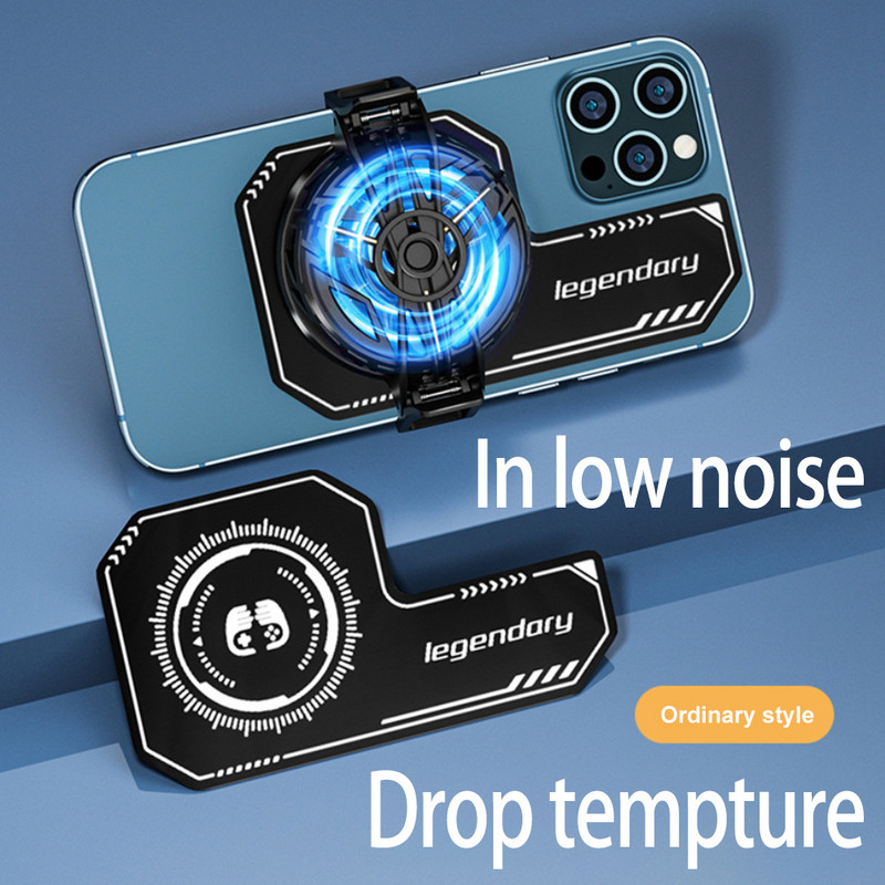 Universalus mobiliojo telefono aušinimo ventiliatoriaus radiatorius puslaidininkinis telefono aušintuvas Žaidimas Mini Cool radiatorius, skirtas iPhone Samsung Xiaomi