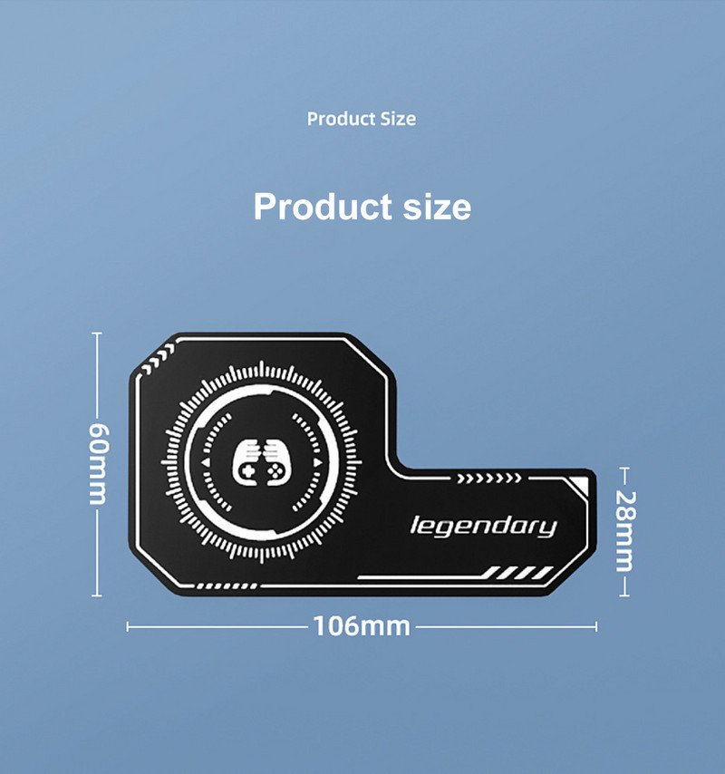 Universalus mobiliojo telefono aušinimo ventiliatoriaus radiatorius puslaidininkinis telefono aušintuvas Žaidimas Mini Cool radiatorius, skirtas iPhone Samsung Xiaomi