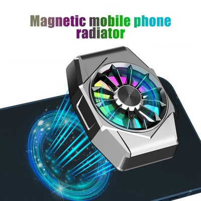 Phone Magnetic Radiator ABS Game Cooler System Quick Cooling Fan For Iphone Xiaomi Black Shark 4 With Battery кулер для телефона