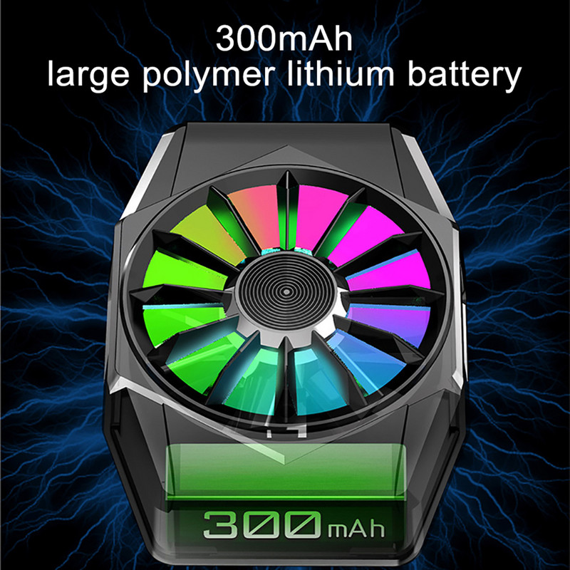 Μαγνητικό καλοριφέρ τηλεφώνου ABS Σύστημα ψύξης παιχνιδιών Ανεμιστήρας γρήγορης ψύξης για iPhone Xiaomi Black Shark 4 με μπαταρία кулер для телефона
