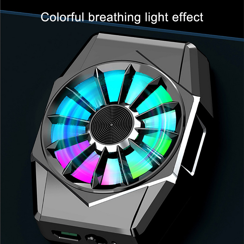 Μαγνητικό καλοριφέρ τηλεφώνου ABS Σύστημα ψύξης παιχνιδιών Ανεμιστήρας γρήγορης ψύξης για iPhone Xiaomi Black Shark 4 με μπαταρία кулер для телефона