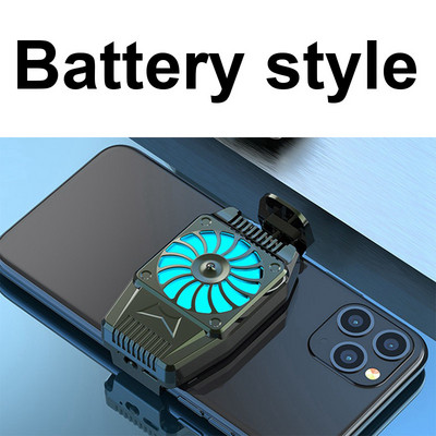Univerzális mini mobiltelefon hűtőventillátor radiátor Turbo Hurricane Game Cooler Cell Phone Cool hűtőborda IPhone/Samsung/Xiaomi számára