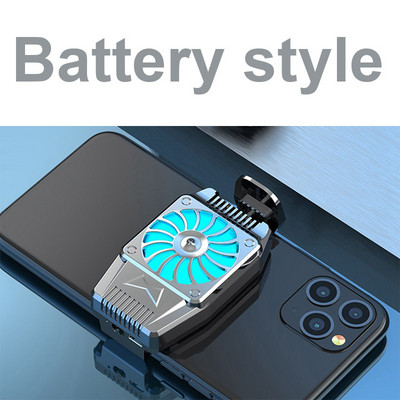 Univerzális mini mobiltelefon hűtőventillátor radiátor Turbo Hurricane Game Cooler Cell Phone Cool hűtőborda IPhone/Samsung/Xiaomi számára