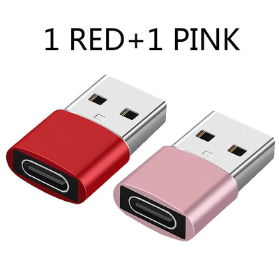 2 buc. Adaptor USB la tip C OTG USB USB-C mascul la Micro USB tip c Femeie Convertor pentru Macbook Samsung S20 Conector USBC OTG