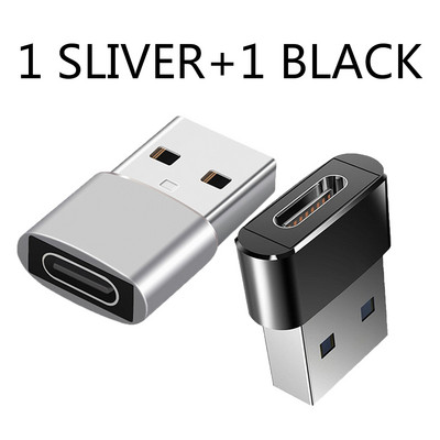 2 buc. Adaptor USB la tip C OTG USB USB-C mascul la Micro USB tip c Femeie Convertor pentru Macbook Samsung S20 Conector USBC OTG