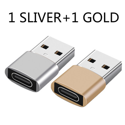 2 buc. Adaptor USB la tip C OTG USB USB-C mascul la Micro USB tip c Femeie Convertor pentru Macbook Samsung S20 Conector USBC OTG