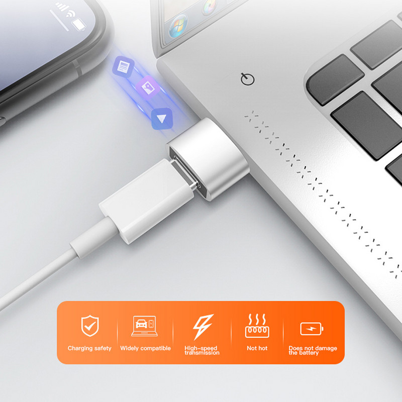 2 τεμάχια USB σε τύπο C OTG Προσαρμογέας USB-C USB-C Γυναικείος μετατροπέας αρσενικού σε Micro USB Type-c για Macbook Υποδοχή USBC OTG Samsung S20