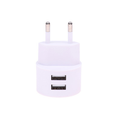 Mini Adaptor rotund Încărcător de călătorie 5V 2.1A Încărcător dublu USB Încărcător de perete cu încărcare rapidă Accesorii pentru încărcarea telefonului mobil