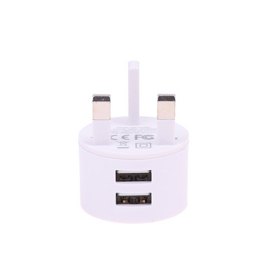 Mini Adaptor rotund Încărcător de călătorie 5V 2.1A Încărcător dublu USB Încărcător de perete cu încărcare rapidă Accesorii pentru încărcarea telefonului mobil