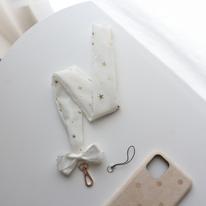 1/2 τεμ. Κρεμαστό κορδόνι με φιόγκο λαιμού Ιμάντες κινητού τηλεφώνου Αντι-απώλειες για κλειδιά Κάρτα ταυτότητας Διακοσμητικά γυμναστικής Αφαιρούμενα