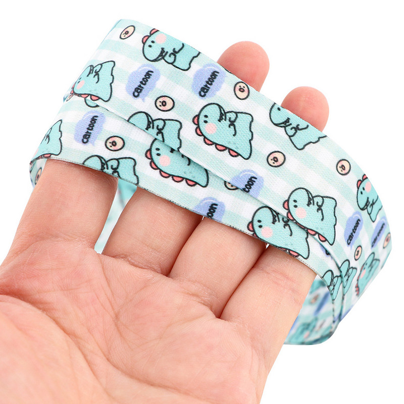 Χαριτωμένος Δεινόσαυρος Κινούμενα σχέδια Εκτύπωση Κορδόνι Μπρελόκ Παιδική Κορδέλα Κρεμαστό Σχοινί Μπρελόκ Κινητό Τηλέφωνο Αξεσουάρ λουριά λαιμού