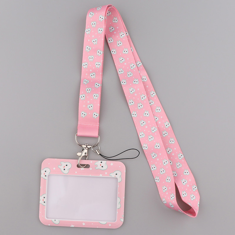 JF1485 Zubalo zubar Traka oko vrata za ključ ID kartice Trake za mobitel Držač značke DIY viseći konop Traka oko vrata Dodaci