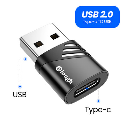 Elough Adaptor USB 3.0 la tip C OTG la USB C USB-A tată la Micro USB tip C Femeie Adaptator pentru Macbook Xiaomi Adaptoare POCO