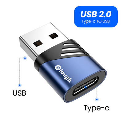 Elough Adaptor USB 3.0 la tip C OTG la USB C USB-A tată la Micro USB tip C Femeie Adaptator pentru Macbook Xiaomi Adaptoare POCO