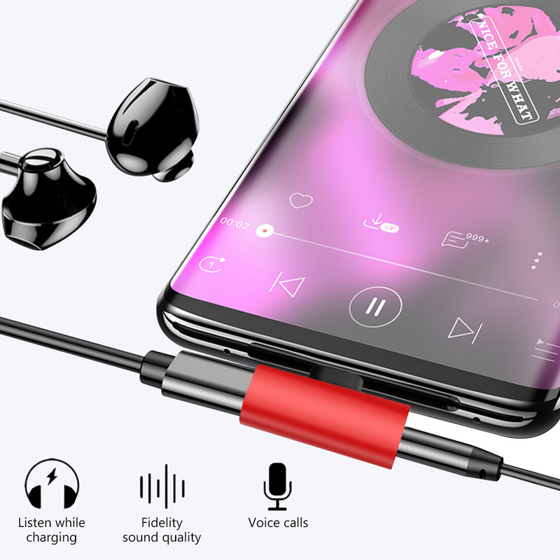 Μετατροπέας ακουστικών τύπου C σε 3,5 mm Καλώδιο προσαρμογέα ήχου Τύπος USB C σε 3,5 mm Καλώδιο μετατροπέα ακουστικών Aux τύπου C