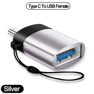 Adaptor tip C la Micro-SD TF Adaptoare OTG USB Cititor de carduri de memorie inteligent Adaptor Micro USB la tip C Micro-SD pentru Macbook Xiaomi