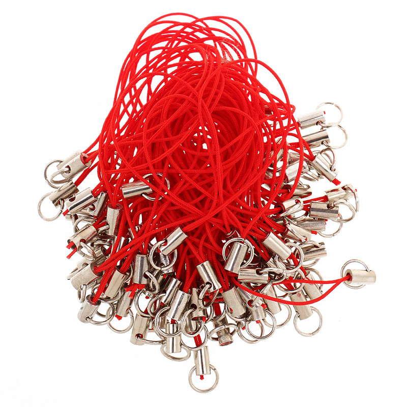 100 KOM Čvrsti remen za vrpcu za ručni zglob za telefon iPhone 7 8 X 6 USB Flash Pogoni Ključevi Privjesci Držači za ID Izdržljivi