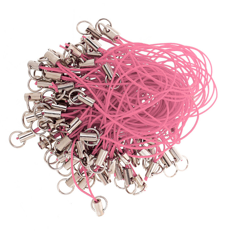 100 KOM Čvrsti remen za vrpcu za ručni zglob za telefon iPhone 7 8 X 6 USB Flash Pogoni Ključevi Privjesci Držači za ID Izdržljivi