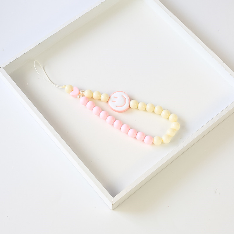 Koreja Smajlić Perle u obliku srca Telefonski lanac Uzica za žene S perlama Torbica za telefon Remen Šarm Nakit Dodaci Anti-Lost Uzica