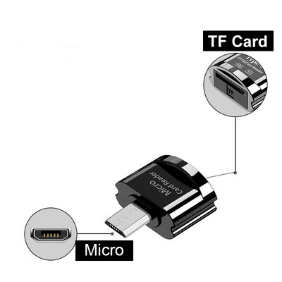 Cititor de carduri TF Elough Card Micro-SD la Micro USB tip C Adaptor OTG Card de memorie la USB C de mare viteză pentru Macbook Xiaomi Samsung