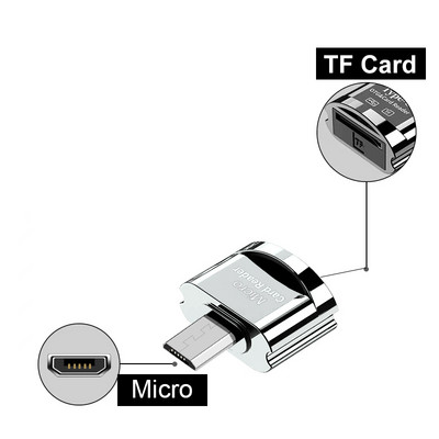 Cititor de carduri TF Elough Card Micro-SD la Micro USB tip C Adaptor OTG Card de memorie la USB C de mare viteză pentru Macbook Xiaomi Samsung