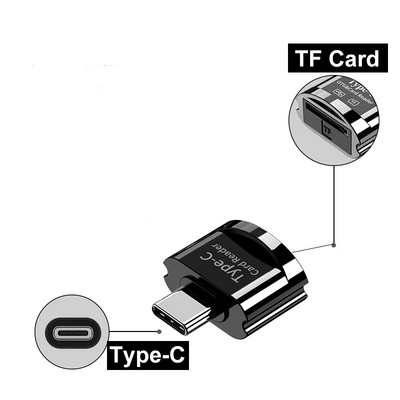 Cititor de carduri TF Elough Card Micro-SD la Micro USB tip C Adaptor OTG Card de memorie la USB C de mare viteză pentru Macbook Xiaomi Samsung