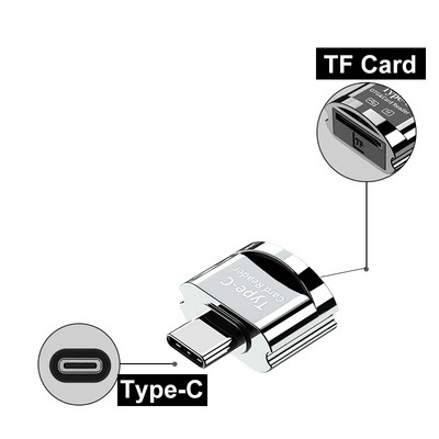 Cititor de carduri TF Elough Card Micro-SD la Micro USB tip C Adaptor OTG Card de memorie la USB C de mare viteză pentru Macbook Xiaomi Samsung