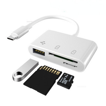 Type-C Micro Adapter TF CF SD Reader Card Memory Writer Compact Flash USB-C for IPad Pro Huawei for Macbook USB type c