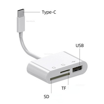 Type-C Micro Adapter TF CF SD Reader Card Memory Writer Compact Flash USB-C for IPad Pro Huawei for Macbook USB type c