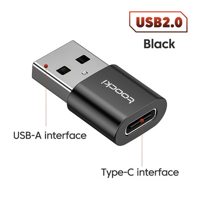 Toocki OTG USB 3.0 la tip C Adaptor Micro la tip C mascul la USB 2.0 femel Convertor pentru Macbook Xiaomi Samsung Conector OTG