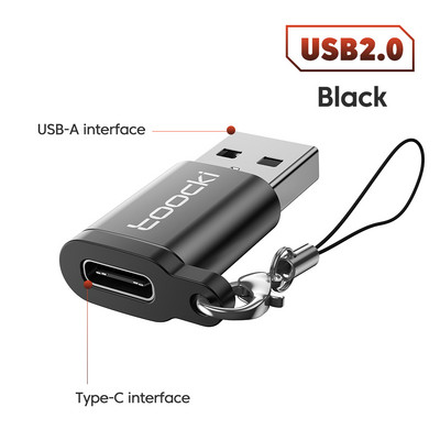 Toocki OTG USB 3.0 la tip C Adaptor Micro la tip C mascul la USB 2.0 femel Convertor pentru Macbook Xiaomi Samsung Conector OTG