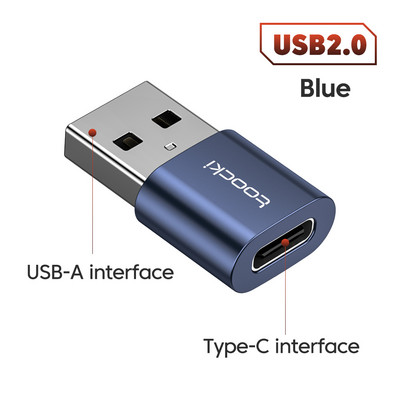 Toocki OTG USB 3.0 la tip C Adaptor Micro la tip C mascul la USB 2.0 femel Convertor pentru Macbook Xiaomi Samsung Conector OTG
