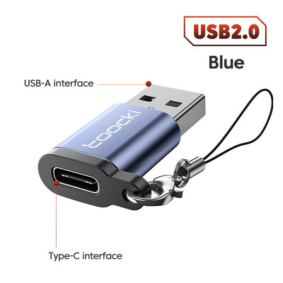 Toocki OTG USB 3.0 la tip C Adaptor Micro la tip C mascul la USB 2.0 femel Convertor pentru Macbook Xiaomi Samsung Conector OTG