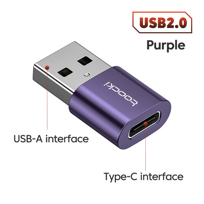 Toocki OTG USB 3.0 la tip C Adaptor Micro la tip C mascul la USB 2.0 femel Convertor pentru Macbook Xiaomi Samsung Conector OTG